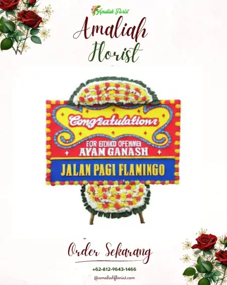 Sewa Papan Bunga Bunijaya